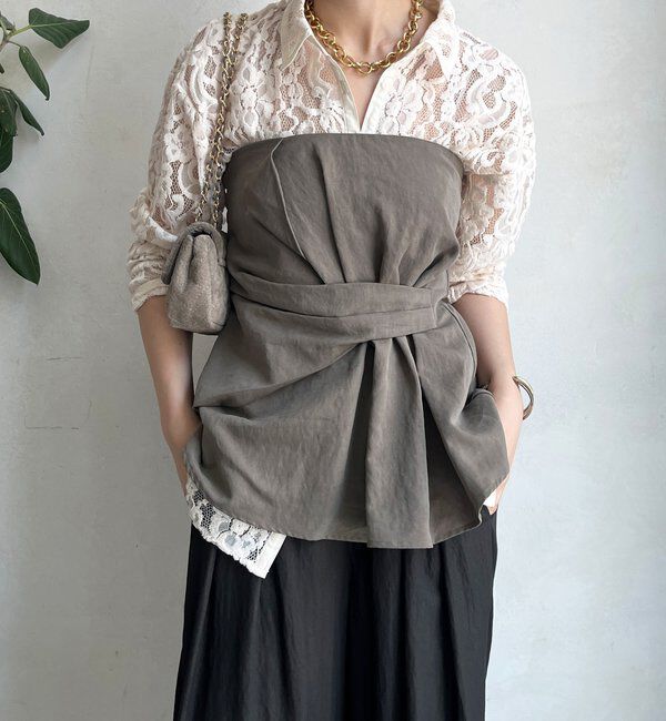  「フロッキーレースシャツ」|シャツ・ブラウス|