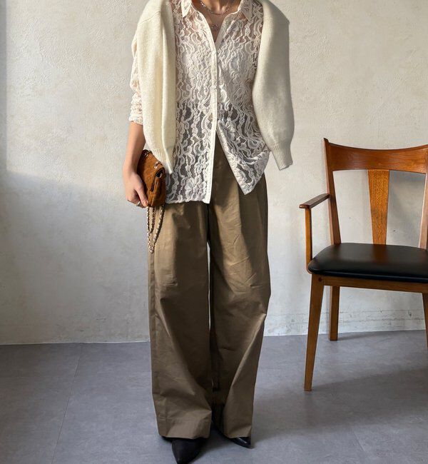  「フロッキーレースシャツ」|シャツ・ブラウス|