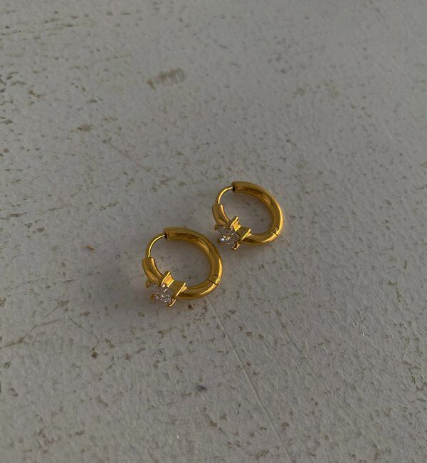  「【インフルエンサー SAKURA企画】アレルギー対応 スターピアス」|ピアス|