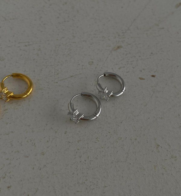  「【インフルエンサー SAKURA企画】アレルギー対応 スターピアス」|ピアス|