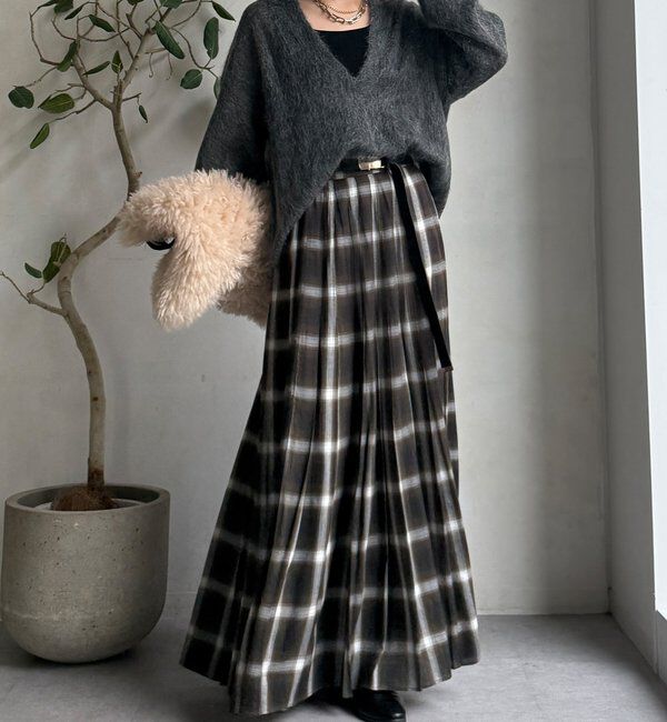 「チェックプリーツスカート」|スカート|