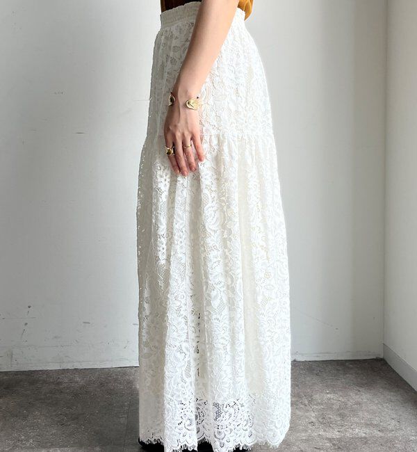  「スカラレースフレアスカート」|スカート|