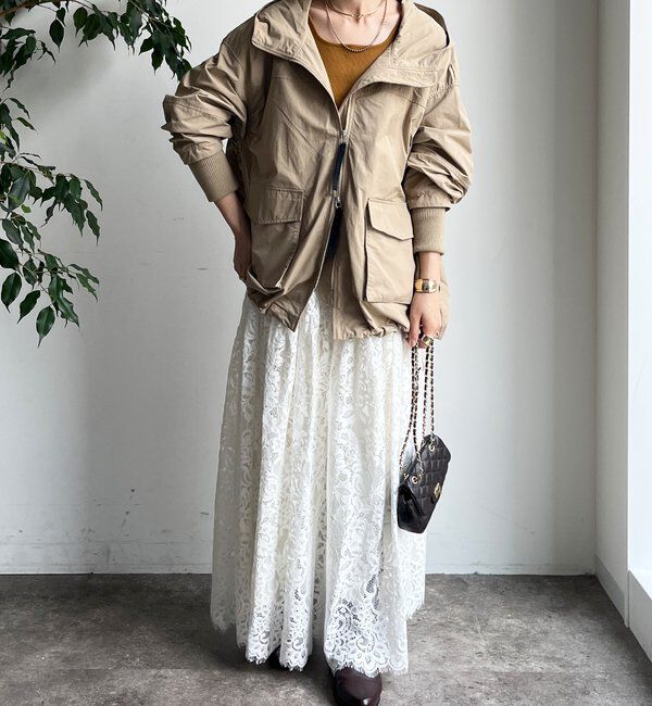  「スカラレースフレアスカート」|スカート|