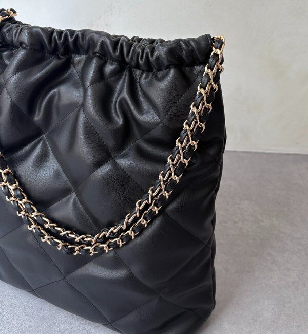  「キルティングチェーンショルダー」|トートバッグ|