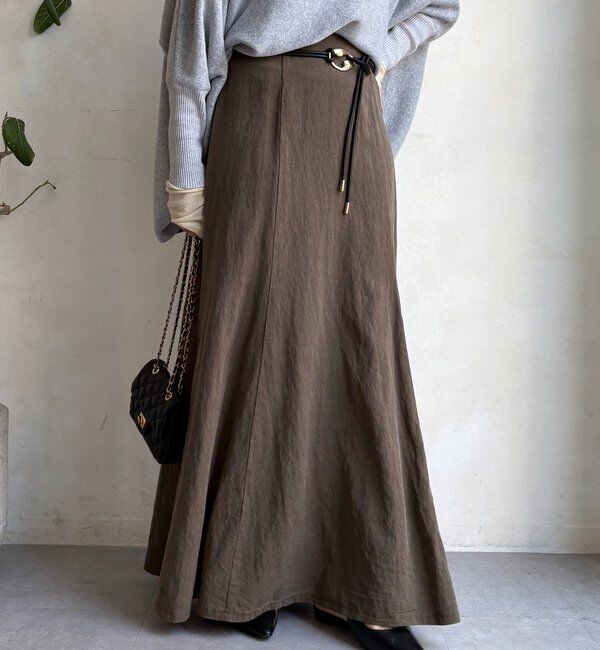  「【セットアップ対応】ピグメントライクフレアスカート」|スカート|