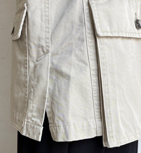  「レザーカラーカバーオールジャケット」|ブルゾン・スタジャン|