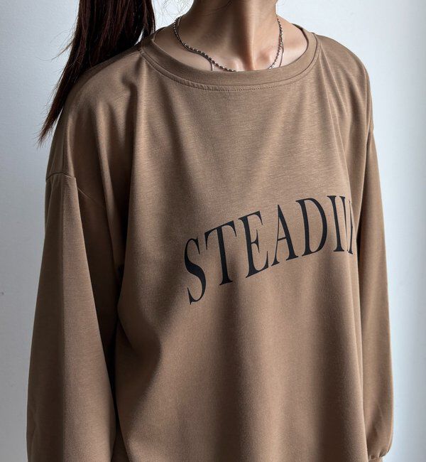  「前後ロゴポンチョプルオーバー」|Tシャツ・カットソー|