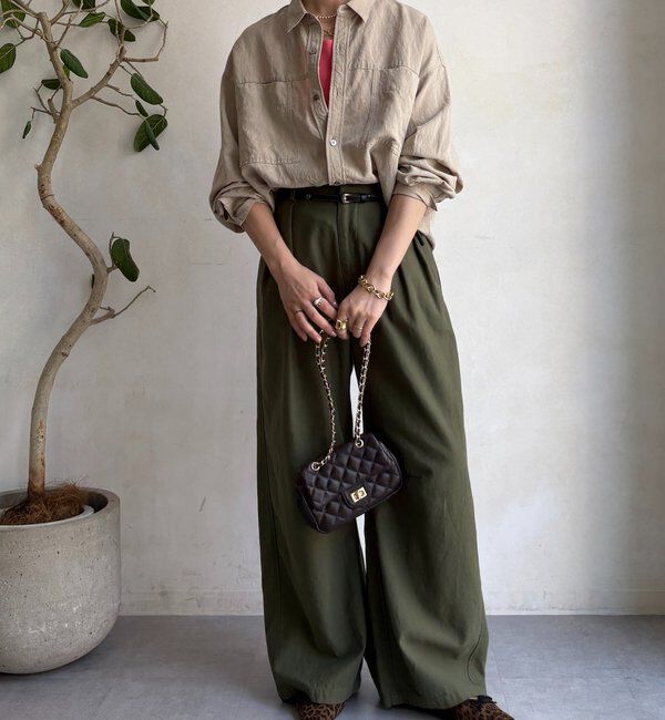  「【セットアップ対応】ピグメントライクシャツ」|シャツ・ブラウス|