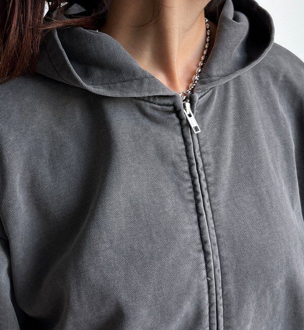  「【セットアップ対応】ピグメントジップパーカー」|Tシャツ・カットソー|