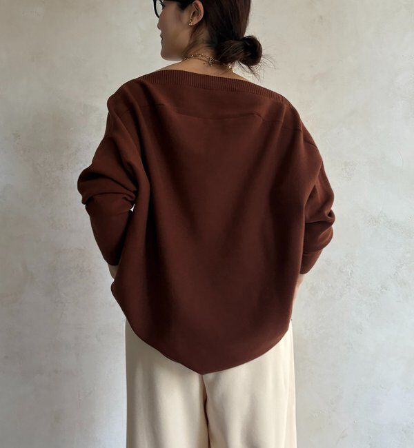  「ボートネックプルオーバー」|ニット・セーター|