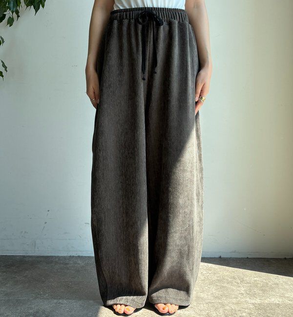  「ヘリンボーンコーデュロイイージーパンツ」|チノ|