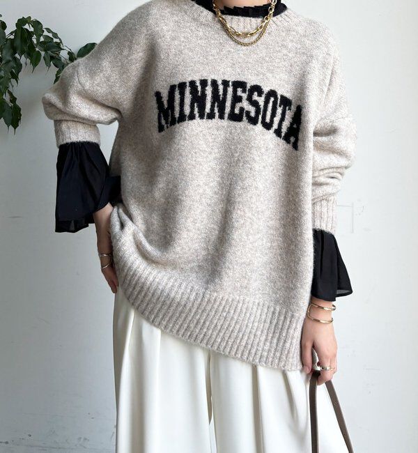  「プリーツ襟袖フレアブラウス」|シャツ・ブラウス|