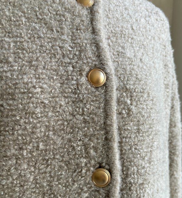  「ループヤーンニットジャケット」|カーディガン|