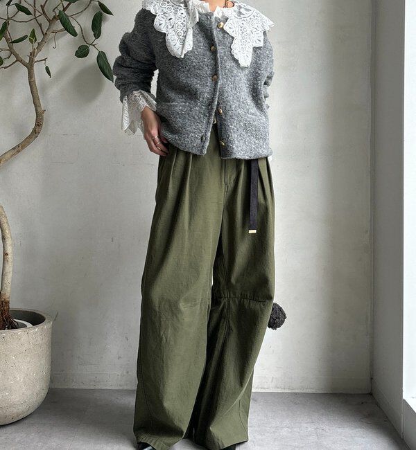  「ループヤーンニットジャケット」|カーディガン|