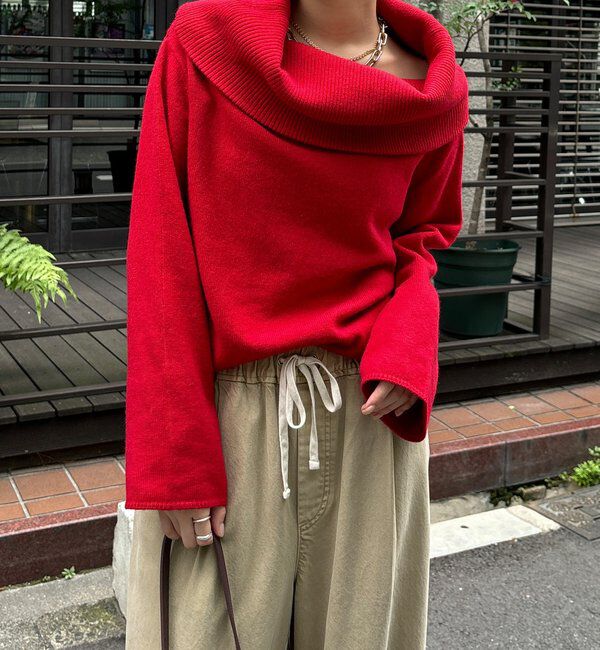  「オフタートルプルオーバー」|ニット・セーター|