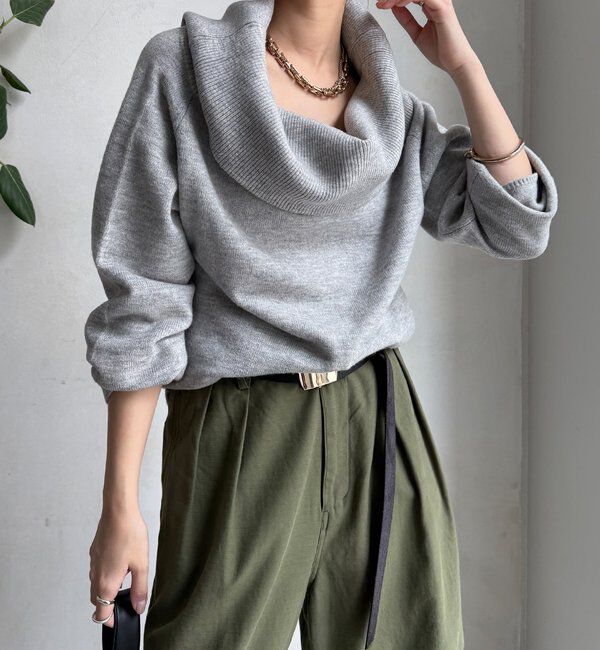  「オフタートルプルオーバー」|ニット・セーター|