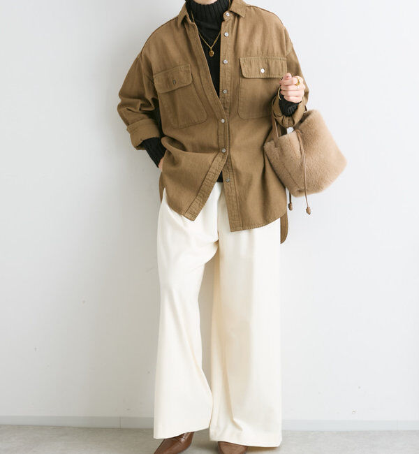  「【ベストセラー】【MONN.:.(モン)】ビッグデニムシャツ」|シャツ・ブラウス|