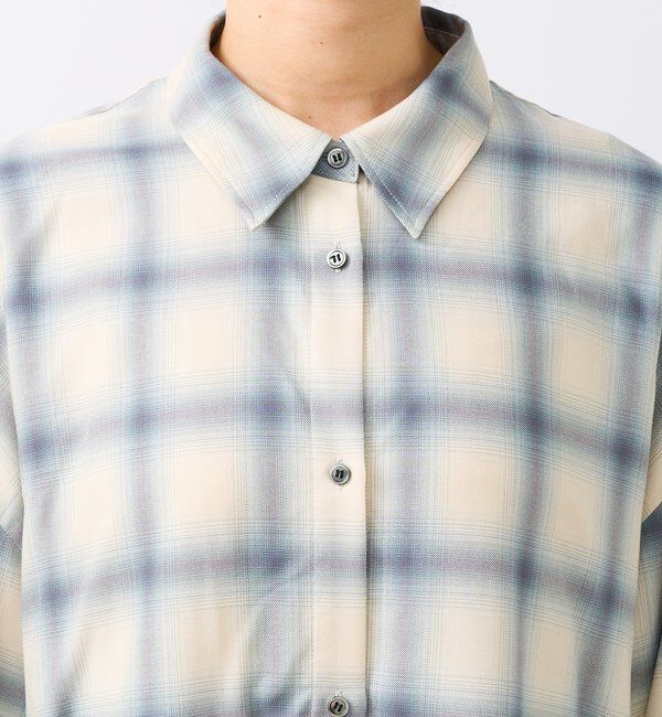  「【抜け感◎】オンブレーチェックシャツ」|シャツ・ブラウス|