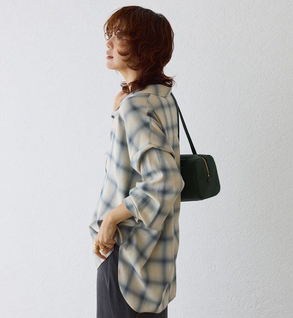  「【抜け感◎】オンブレーチェックシャツ」|シャツ・ブラウス|