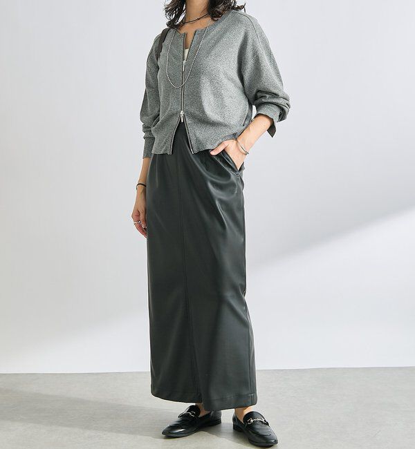  「合皮タイトスカート」|スカート|