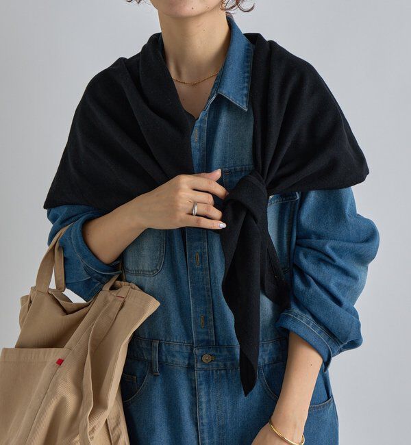  「【新色追加/リバイバル】【MONN.:.(モン)】サンカクストール」|ストール|