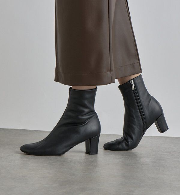  「【安定感◎】ラウンドトゥショートブーツ」|ショートブーツ|