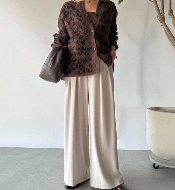  「レオパードシャギーニット」|ニット・セーター|