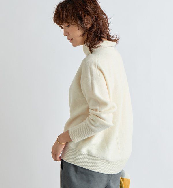  「【5色展開/万能トップス】ウール100NEWボトルネックニット」|ニット・セーター|