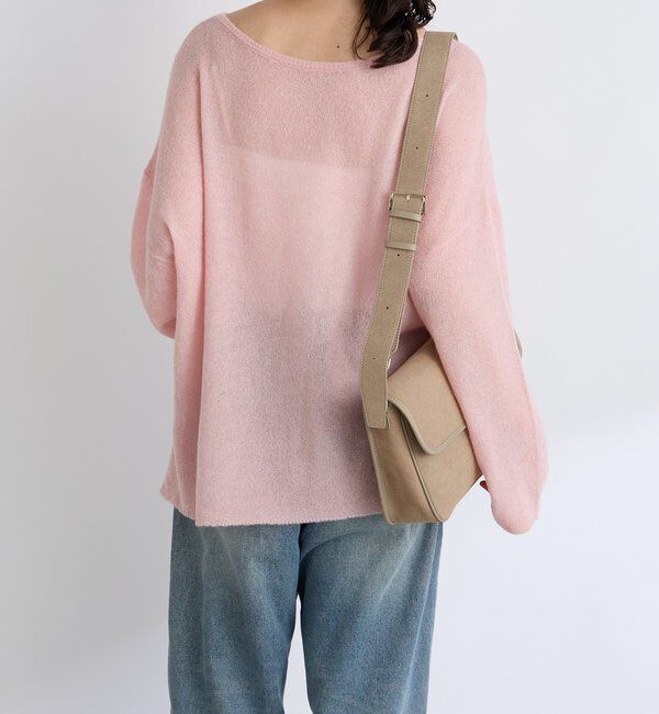  「【リニューアル】2wayスパングルシアーニット」|ニット・セーター|