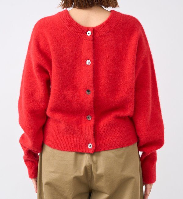  「【上質素材】ヘアリーヤーン2wayカーディガン」|カーディガン|