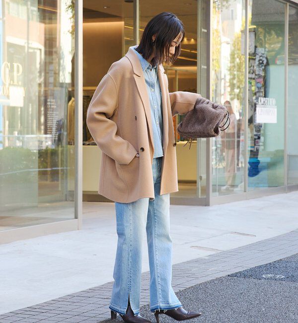  「【最高気温5度の寒い日に！/こなれ感抜群】ピークドラペルリバージャコット」|その他|