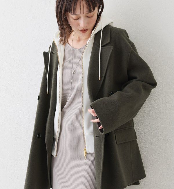  「【最高気温5度の寒い日に！/こなれ感抜群】ピークドラペルリバージャコット」|その他|トープ