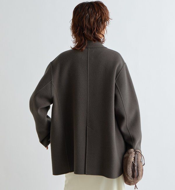  「【最高気温5度の寒い日に！/こなれ感抜群】ピークドラペルリバージャコット」|その他|