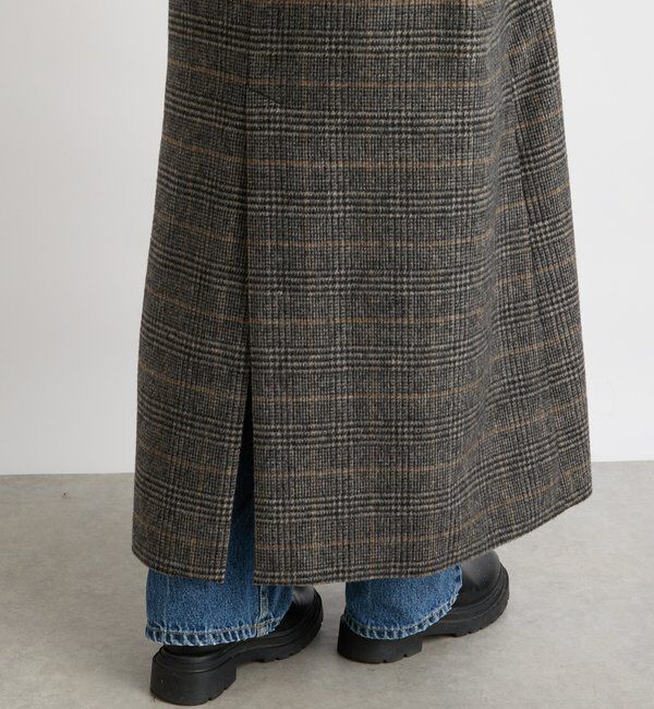  「【インフルエンサーSHIHO企画】チェックステンカラーコート」|その他|