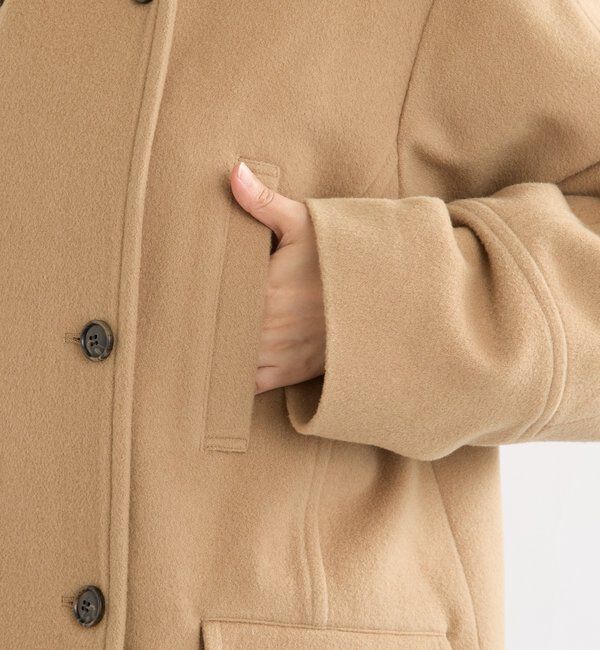  「【顔周り華やか】ビーバーフーディコート」|その他|