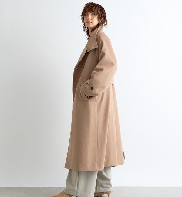  「【着映え】スタンドネックベルテッドコート」|その他|