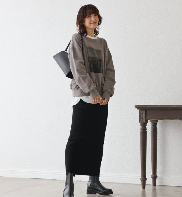  「【大人カジュアルに】2wayPhotoスウェット」|Tシャツ・カットソー|