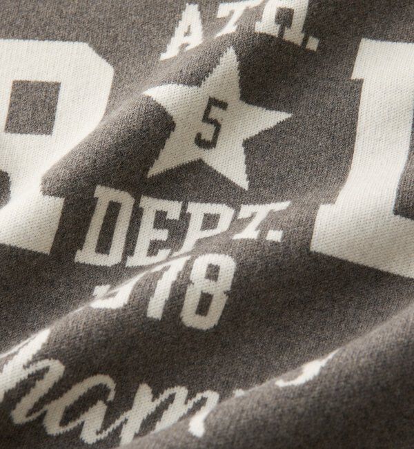  「【バックロゴが目を惹く】アスレチックロゴニット」|ニット・セーター|