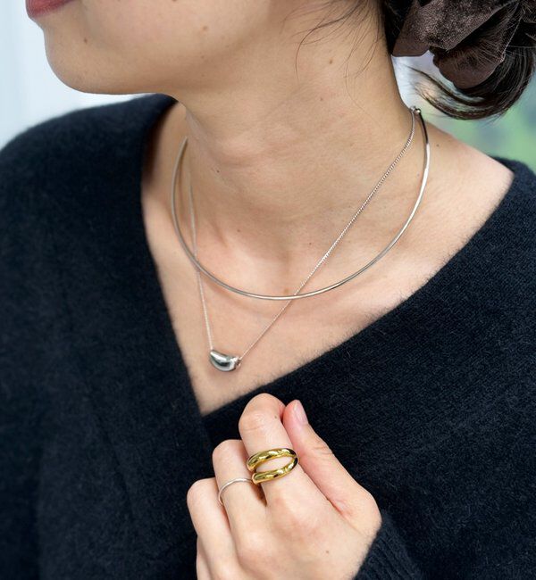  「【着けるだけできまる】レイヤードチョーカー」|ブローチ・コサージュ|