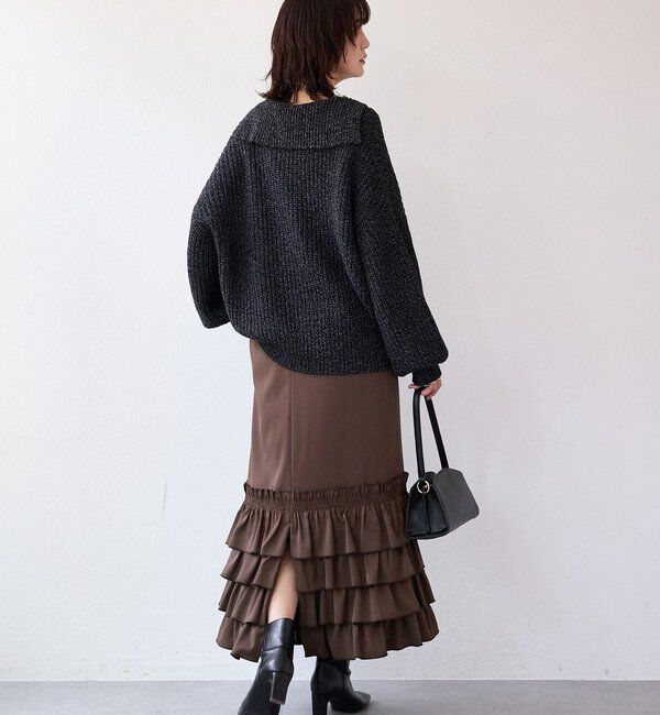  「【着映え◎】フリルタイトスカート」|スカート|