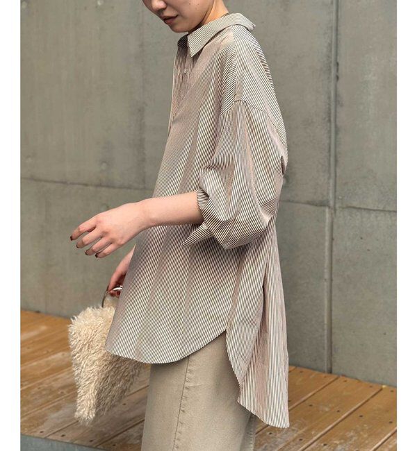  「【ルミネ限定カラーあり！】ツイルオーバーシャツ」|シャツ・ブラウス|