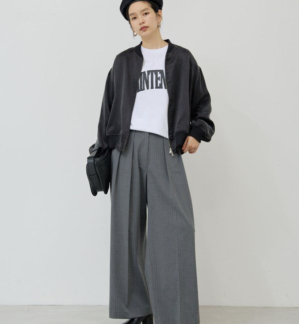  「キュプラサテンブルゾン」|ベスト・ジレ|