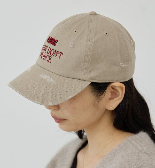  「ダメージロゴキャップ」|ハット|