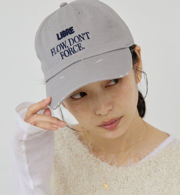  「ダメージロゴキャップ」|ハット|