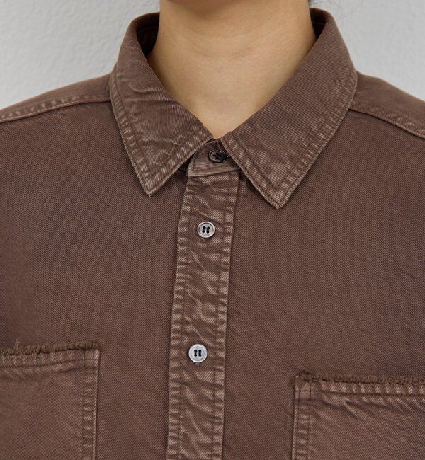  「【セットアップ対応】リヨセルショートシャツ」|シャツ・ブラウス|