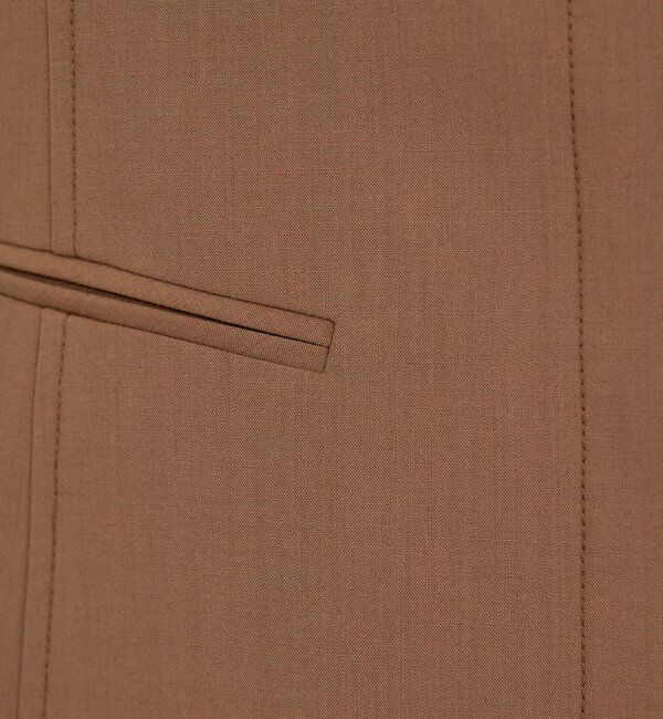  「【セットアップ対応】スクエアネックベスト」|ベスト・ジレ|