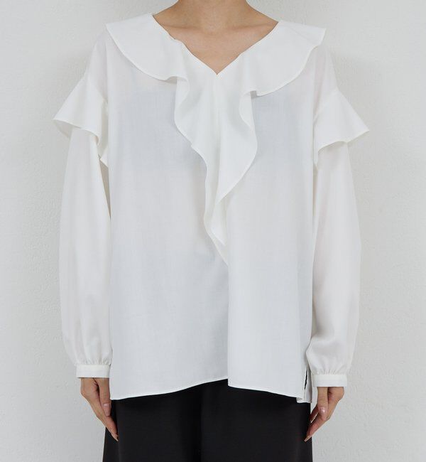  「ラッフルフリルブラウス」|シャツ・ブラウス|