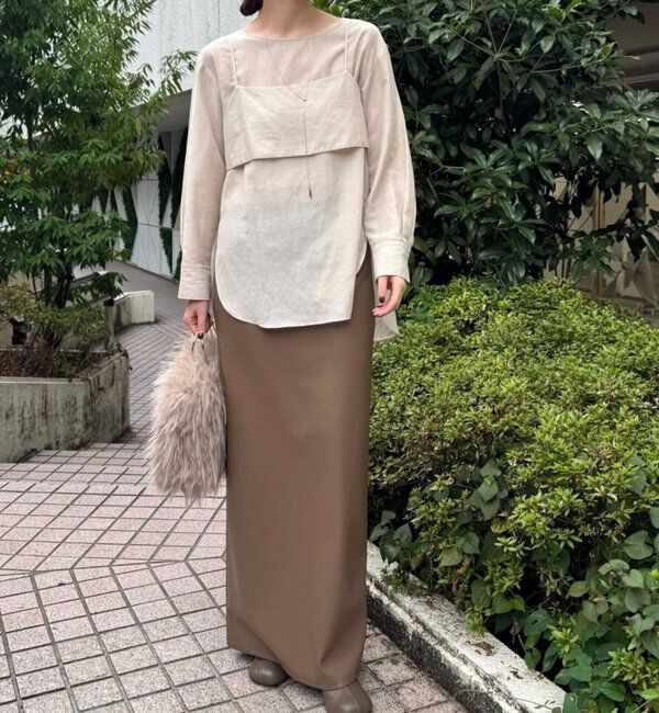  「ビスチェレイヤードシャツ」|シャツ・ブラウス|