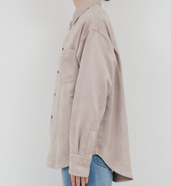  「フェイクスエードシャツ」|シャツ・ブラウス|