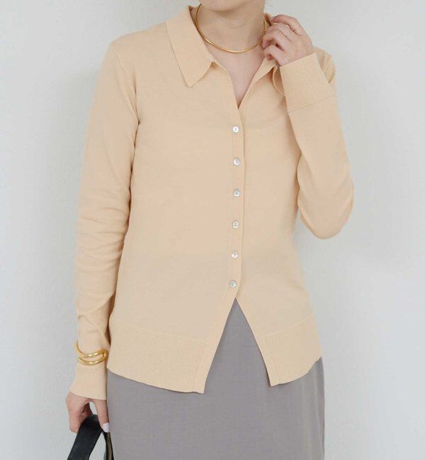  「総針ポロカーデ」|ニット・セーター|